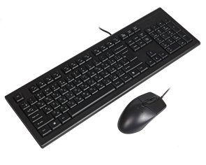 Комплект клавіатура+миша A4tech KR-8572 Black