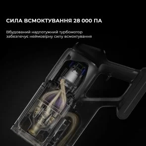 Фото: Ручний бездротовий пилосос Dreame Z30 Aqua Cycle (VZV77B) № 6 | KTC