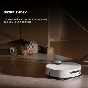 Фото: Робот-пилосос Dreame Bot X50 Ultra Complete White (RLX85CE-4-WH) № 20 | KTC