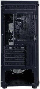 Корпус 1stPlayer FD3-M-BK-4F7 Black with window