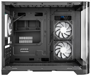 Корпус 1stPlayer UV6-BK-2FC7R-1FC7 Black with window