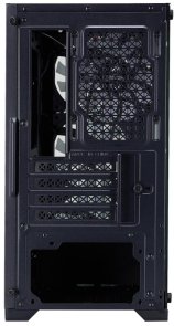 Корпус 1stPlayer X2-M-BK-4F7 Black with window