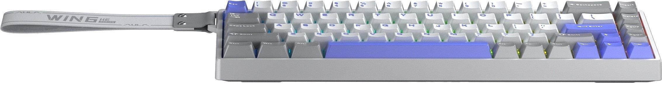 Клавіатура Aula WIN68 HE Max Magnetic Switch ENG/UKR Grey/White/Purple (6978080504081)