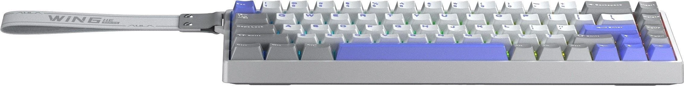 Фото: Клавіатура Aula WIN68 HE Max Magnetic Switch ENG/UKR Grey/White/Purple (6978080504081) № 5 | KTC