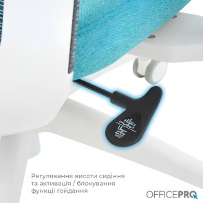 Крісло OfficePro Balance OC550-W-DG-BL White/Dark Gray/Blue