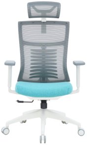 Крісло OfficePro Balance OC550-W-DG-BL White/Dark Gray/Blue