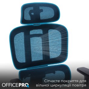 Крісло OfficePro Skyline OC580-B-B-B Black
