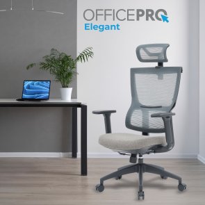Крісло OfficePro Elegant OC600 Black/Dark Gray (OC600-B-DG-DG)