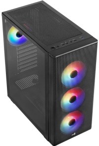 Корпус AeroCool Designer-G-BK-v2 Black with window (ACCM-ES05143.11)