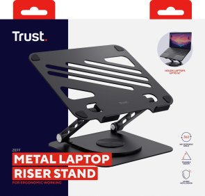 Підставка для ноутбука Trust Zeff Metal 16 Grey (25482_TRUST)