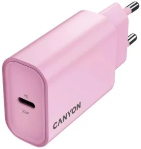Фото: Зарядний пристрій Canyon OnCharge 30CL 30W Pink (CNE-CHA30CLPK) № 3 | KTC