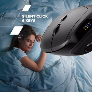 Миша Canyon MW-25 Ergonomic LED AA Dual Mode Wireless Black (CNS-CMSW25)