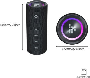 Портативна колонка Tronsmart Mirtune C2 Black (1091846)