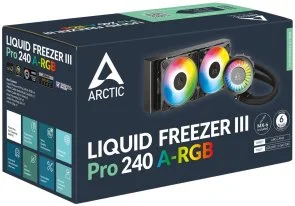 Фото: Система рідинного охолодження Arctic Liquid Freezer III Pro 240 ARGB Black (ACFRE00182A) № 6 | KTC