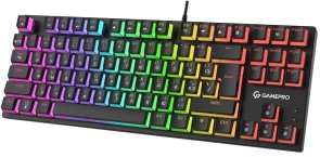 Клавіатура GamePro MK80B Blue Switch RGB USB Black