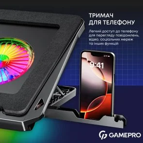 Фото: Підставка для ноутбука GamePro CP910 Black № 5 | KTC