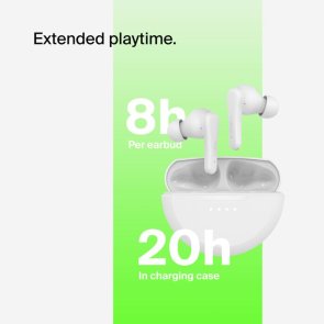Навушники Belkin SoundForm Rhythm TWS White (AUC012BTWH)
