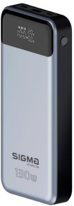 Батарея універсальна SIGMA Mobile X-Power SI30A7QLX 30000mAh 130W Silver