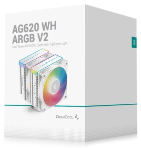Кулер для процесора Deepcool AG620 WH ARGB V2 (R-AG620-WHAMMN-GJD)