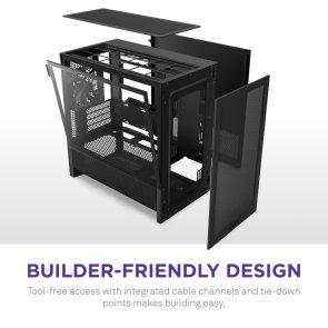 Корпус NZXT H3 Flow Black with window (CC-H31FB-01)