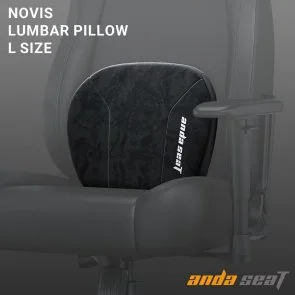 Фото: Подушка Anda Seat Novis Lumbar Pillow Size L Black (AC-YZ-AD23L-B-F-J) № 4 | KTC