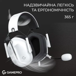 Фото: Гарнітура GamePro Genesis Hunter White (HS1350W) № 8 | KTC