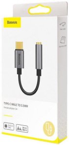Перехідник Baseus L54 Type-C / Jack 3.5mm F Gray (CATL54-0G)