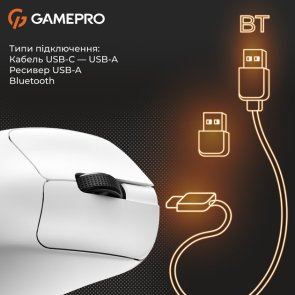 Миша GamePro Genesis Avenger White (GM096W)