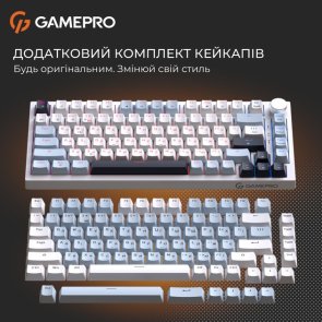 Клавіатура GamePro Genesis Warden MK160BL Outemu Red Switches White