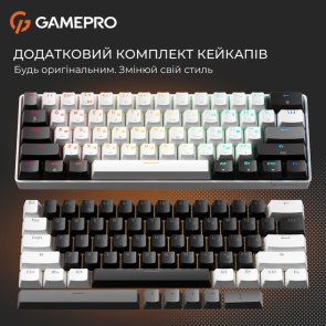 Клавіатура GamePro Genesis Infinity MK130BW Outemu Red Switches ENG/UKR White