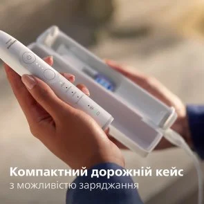 Фото: Електрична зубна щітка Philips Sonicare 7100 Series White + Travel case (HX7420/01) № 13 | KTC