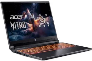 Фото: Ноутбук Acer Nitro V 16 ANV16-42 NH.U1FEU.004 Black - 16" IPS 180 Гц / AMD Ryzen 7 / 260 / DDR5 32 ГБ / PCI-E SSD 1 ТБ / GeForce RTX 5070 № 2 | KTC