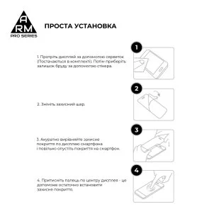 Фото: Захисне скло ArmorStandart Pro for Poco F7 Pro - Black (ARM80413) № 3 | KTC