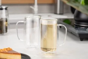 Фото: Набір чашок Ardesto 400ml 2pcs Clear (AR2640BHR) № 3 | KTC