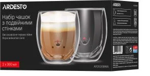 Фото: Набір чашок Ardesto Animals 300ml 2pcs Clear (AR2630BWA) № 4 | KTC