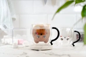 Фото: Набір чашок Ardesto Animals 250ml 2pcs Clear (AR2625BAR) № 7 | KTC