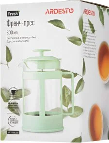 Фото: Френч-прес Ardesto Fresh 800ml Green (AR1008LGB) № 3 | KTC