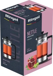 Фото: Френч-прес Ringel Nettle 600ml Clear (RG-7323-600) № 4 | KTC