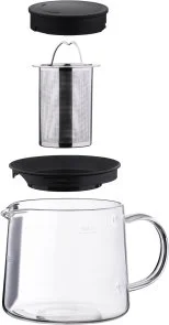 Фото: Заварник Ardesto Black Mars 1000ml Clear (AR0710FP) № 2 | KTC