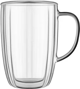 Фото: Набір чашок Ardesto 350ml 2pcs Clear (AR2635BHN) № 3 | KTC