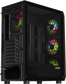 Корпус 2E Gaming Aruba G3313B Black with window (2E-G3313B)