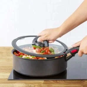 Фото: Набір скляних кришок Tefal Ingenio 16cm / 18cm / 20cm Black (L9849053) № 6 | KTC