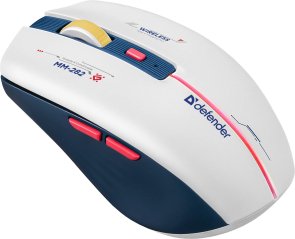 Миша Defender Dila MM-282 White/Blue (52282)