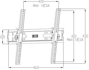 Кронштейн CHARMOUNT LED-T40