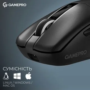 Миша GamePro Asgard Thor WL/BT/USB Black (GM023B)