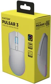 Фото: Миша Hator Pulsar 3 Wireless White (HTM631) № 6 | KTC