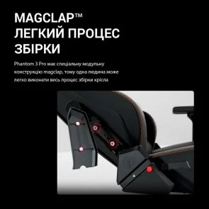 Фото: Крісло Anda Seat Phantom 3 Pro Size L Grey Fabric (AD18YC-06-G-F) № 13 | KTC