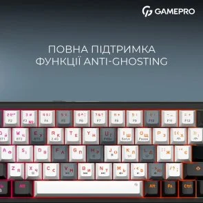 Фото: Клавіатура GamePro Asgard Valhalla MK210B Pro RGB WL/BT/USB Black № 13 | KTC