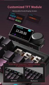Ajazz AK870 Plus Murad Switch RGB WL/BT/USB White (AK870-MU-BWD)