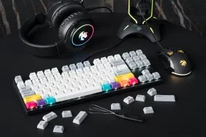 Фото: Клавіатура Varmilo APT87 CMYK C-TK Brown White LED WL/BT/USB (A92A024D3A5A17A007) № 11 | KTC